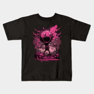 Screaming Pink Teenager Kids T-Shirt